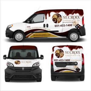 Diseño de Rotulación de Vehículo por DG+ para St. Croix Chocolate Company | Diseño #25154642
