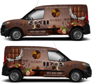 Car Wrap-Design von The Faisal für St. Croix Chocolate Company | Design: #25158639