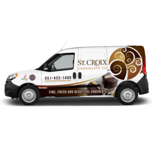 Diseño de Rotulación de Vehículo por Yoga Tri para St. Croix Chocolate Company | Diseño #25111649