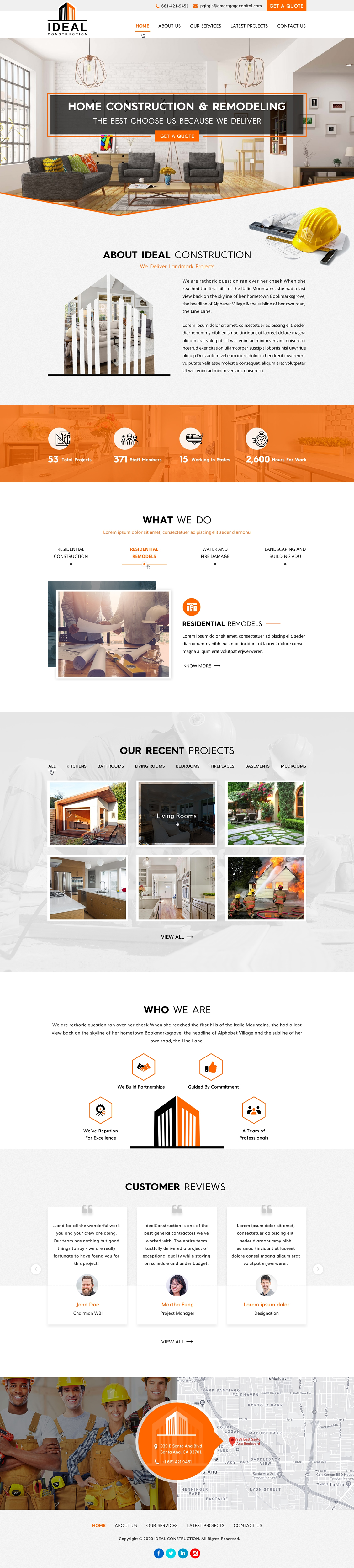 Web-Design von Sbss für Ideal Construction | Design #25142842