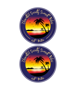 Elevated Society Sunset Vibes EST. 2020 | Logo Design by StudioD™