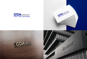 Logo: GDA | Firm Name: GDA Group | Tagline: CPAs and Advisors | Logo Design by Vetroff