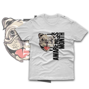 National Pitbull Awareness Month | T-shirt Design by duatitik.std