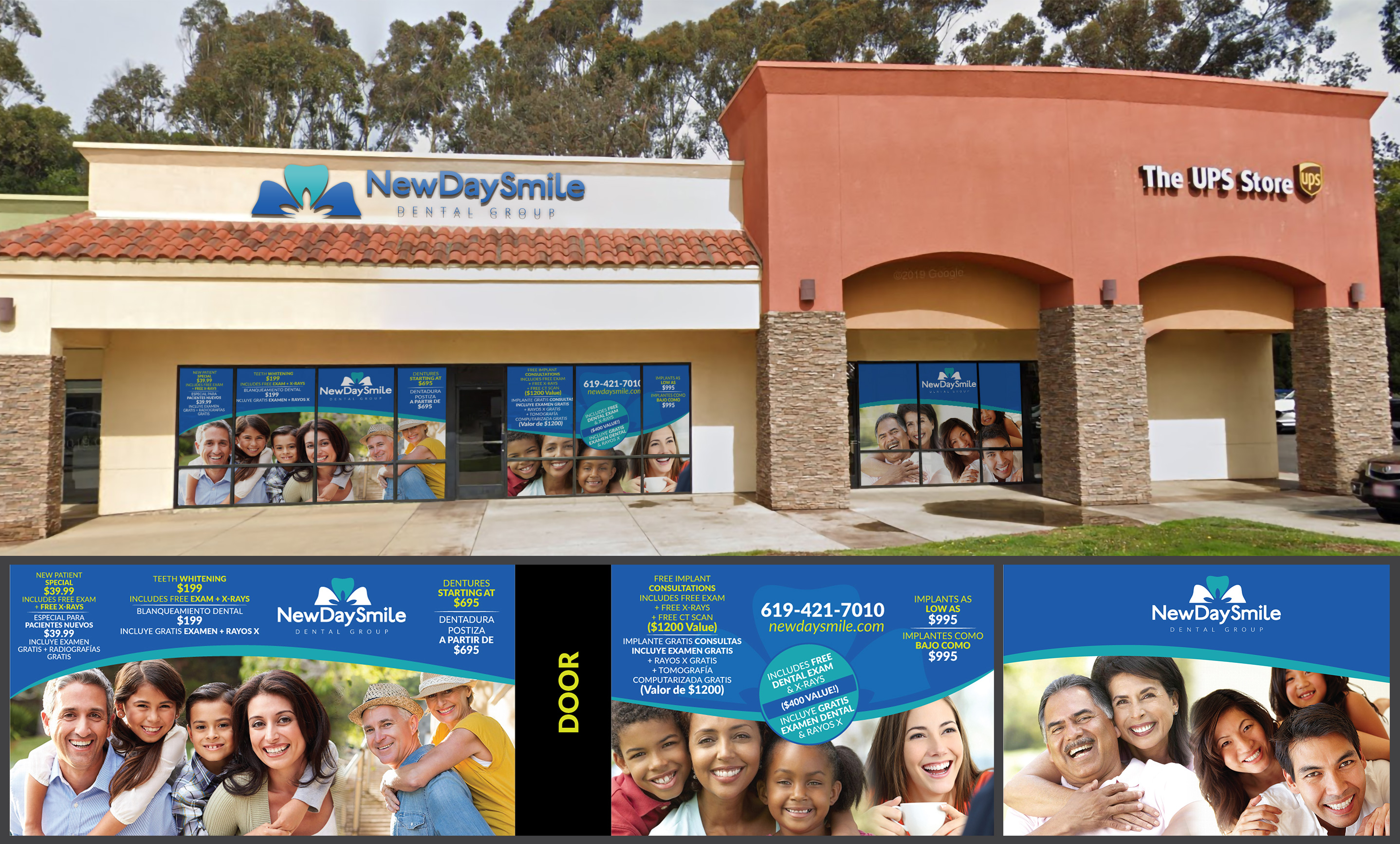 Signage Design by Impressive Solutions for New Day Smile Dental Group | Design #25149595