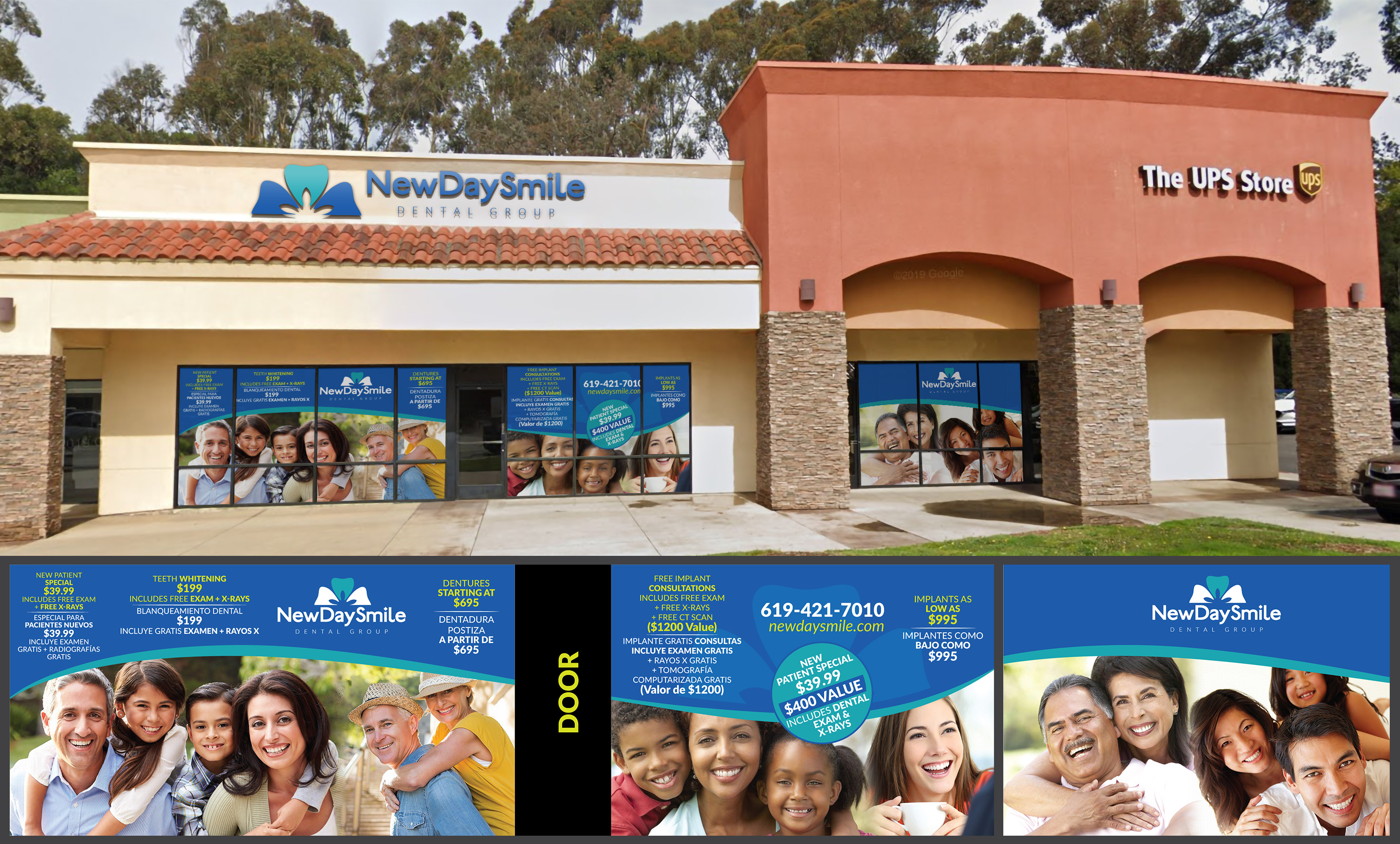 Signage Design by Impressive Solutions for New Day Smile Dental Group | Design #25168763