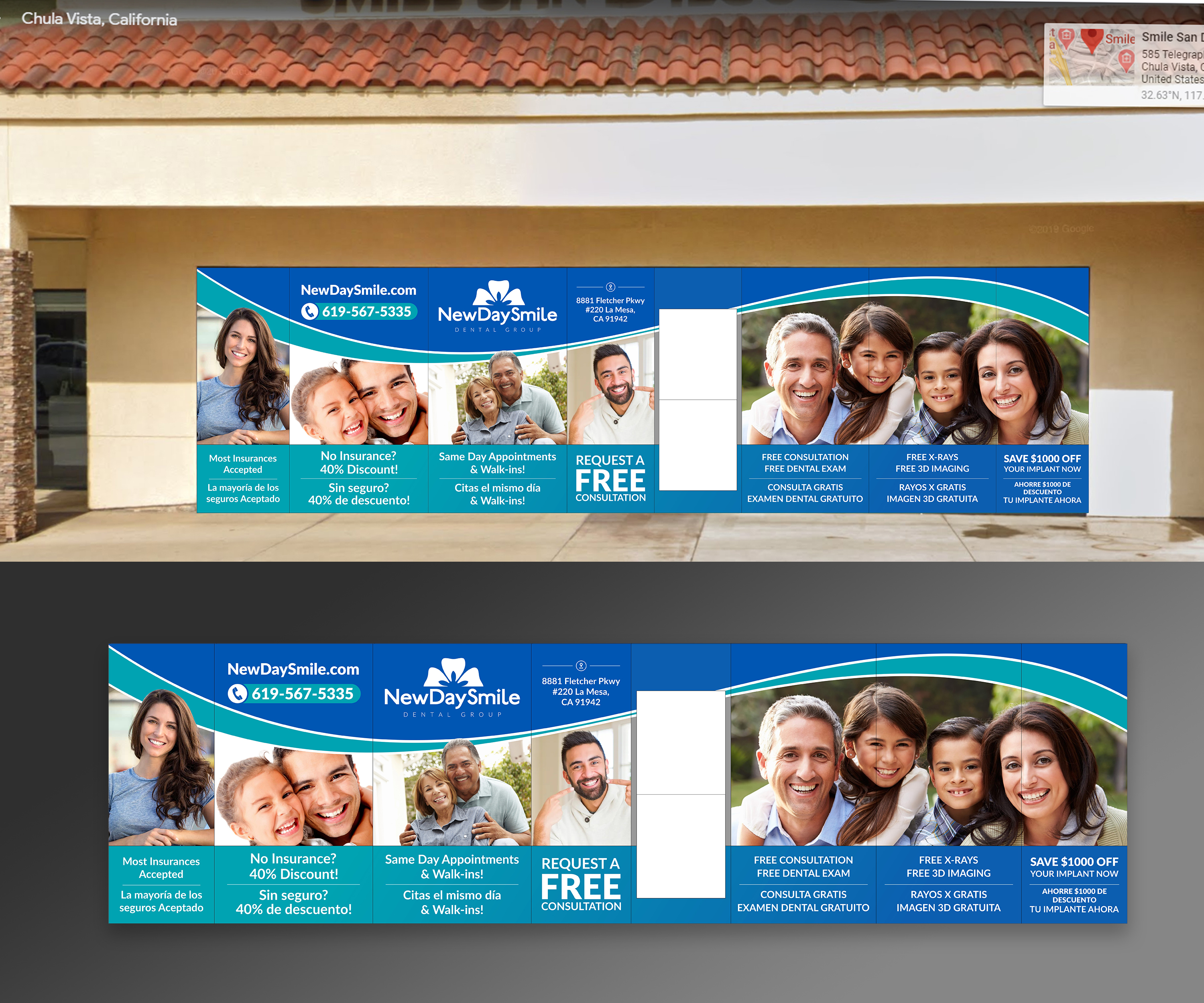 Signage Design by ecorokerz for New Day Smile Dental Group | Design #25137175