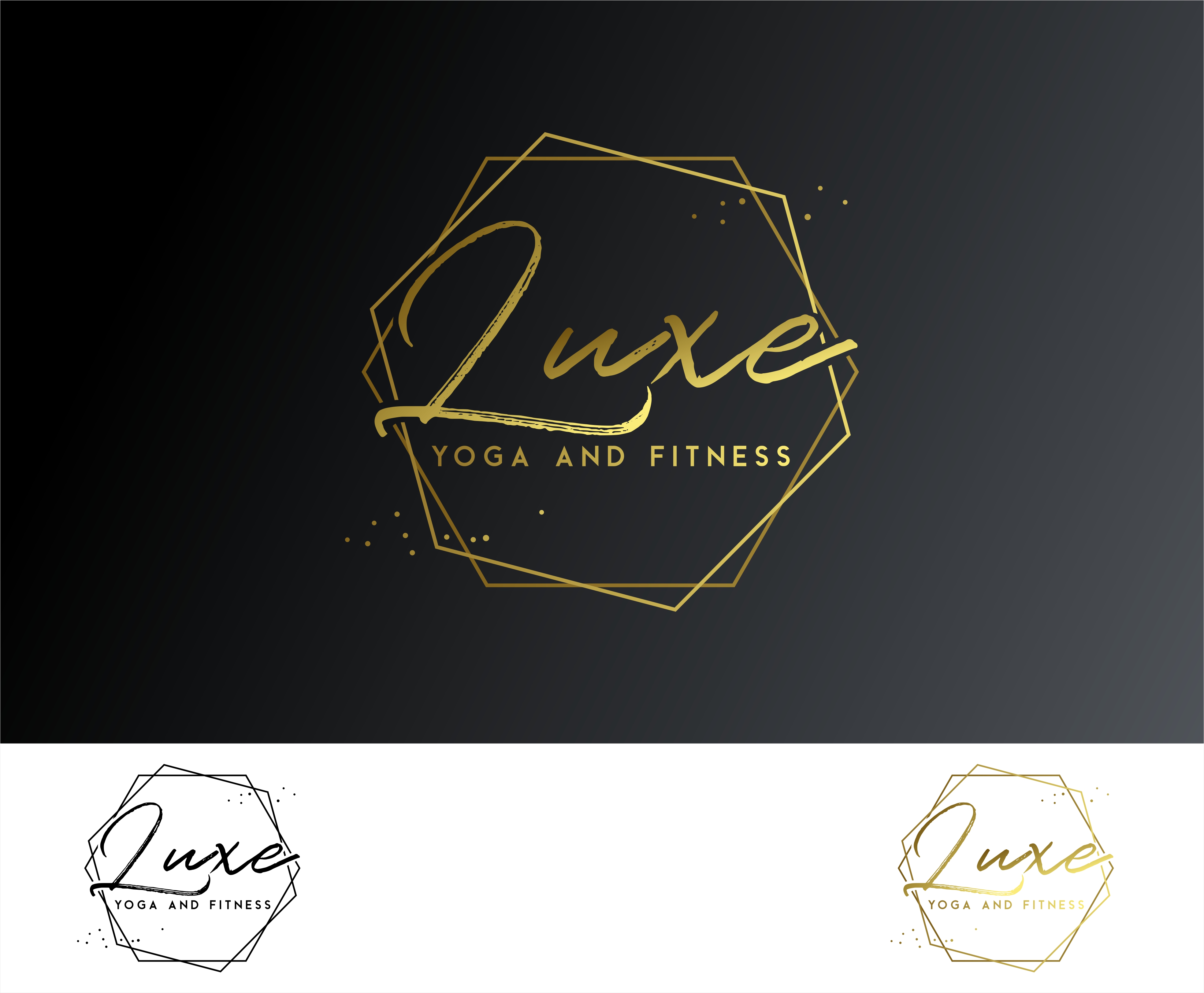 Logo Design by vta for Luxe Yoga and Fitness  | Design #25117746