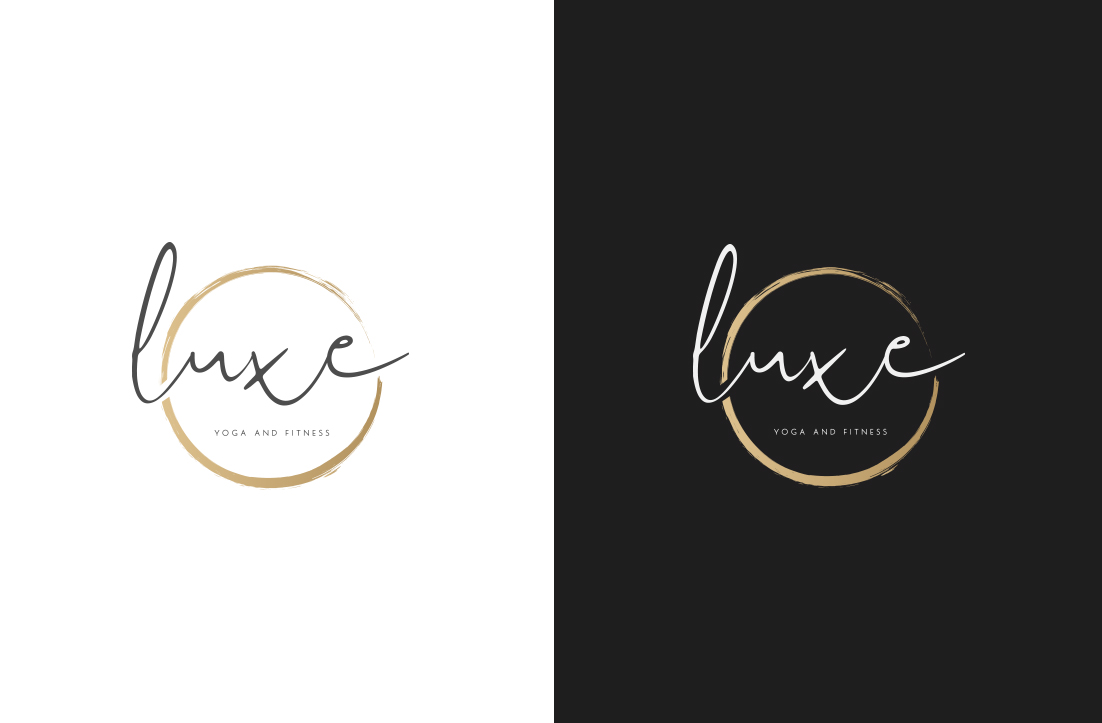 Logo Design by GLDesigns for Luxe Yoga and Fitness  | Design #25133252