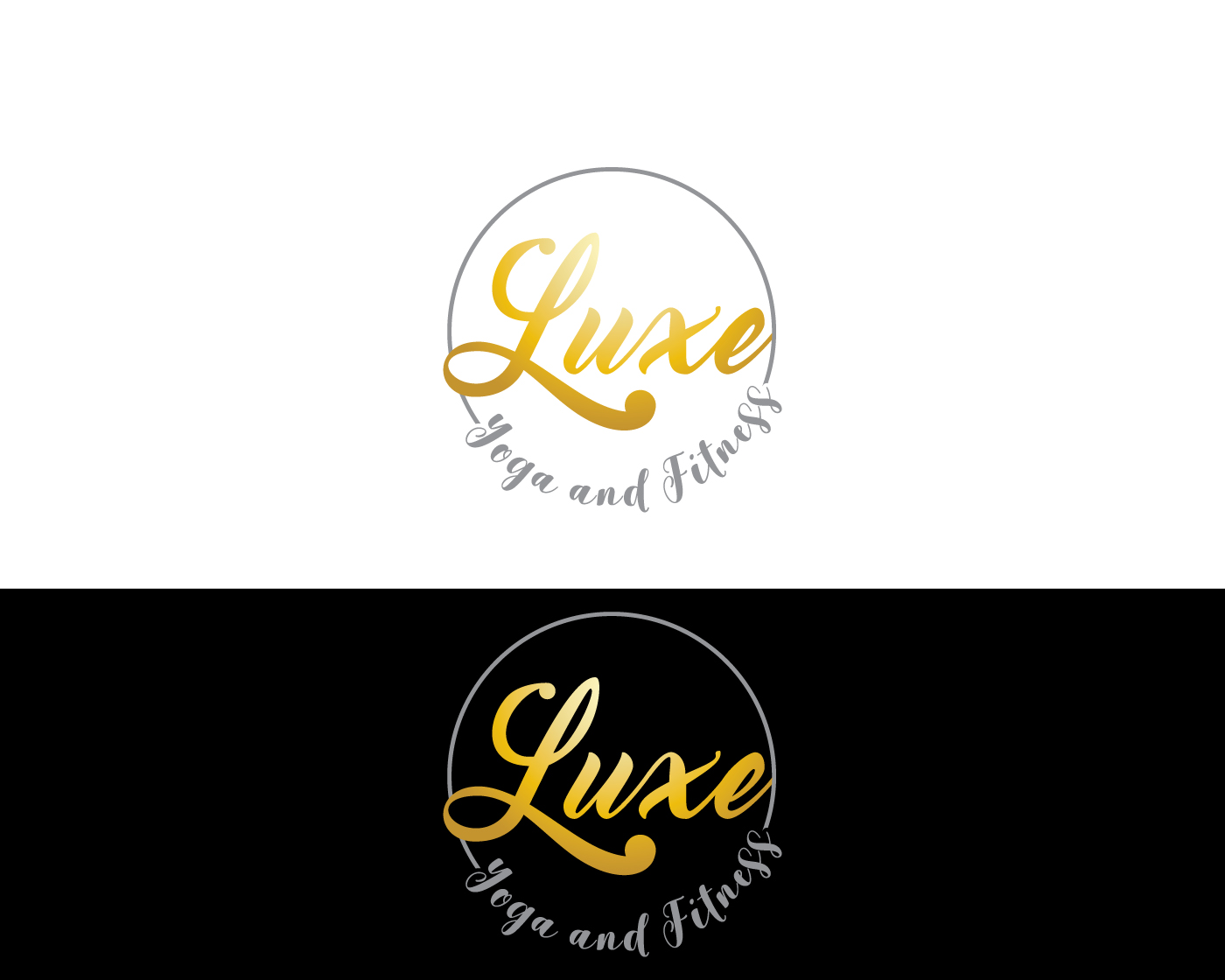 Logo Design by Rubia@ for Luxe Yoga and Fitness  | Design #25120180