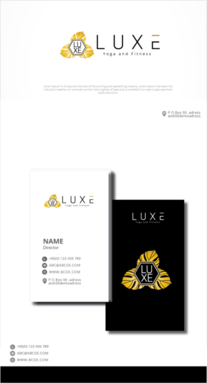 Logo Design by graphicevolution for Luxe Yoga and Fitness  | Design: #25116114
