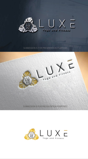 Logo Design by graphicevolution for Luxe Yoga and Fitness  | Design: #25116115