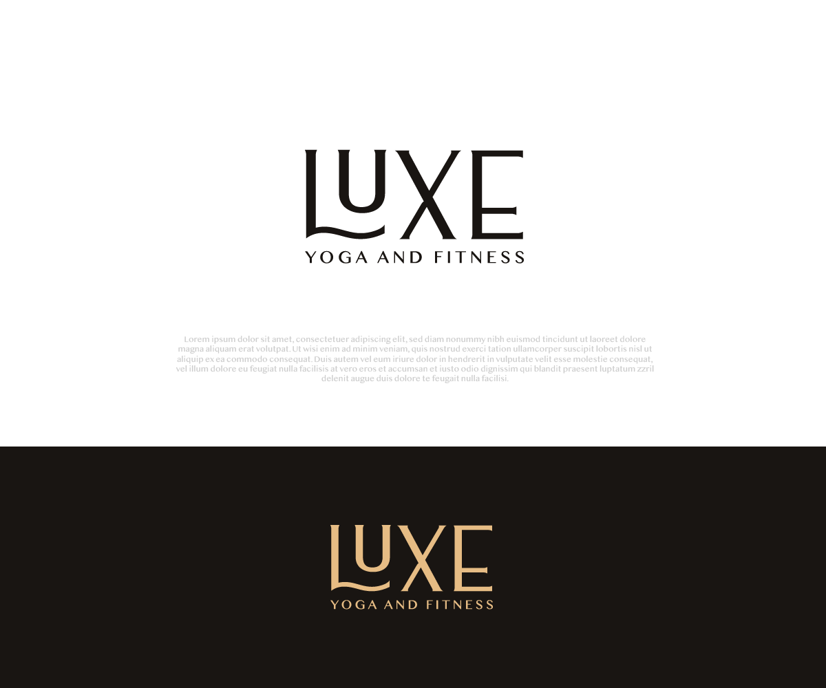Logo Design by Ng V Duc for Luxe Yoga and Fitness  | Design #25118820