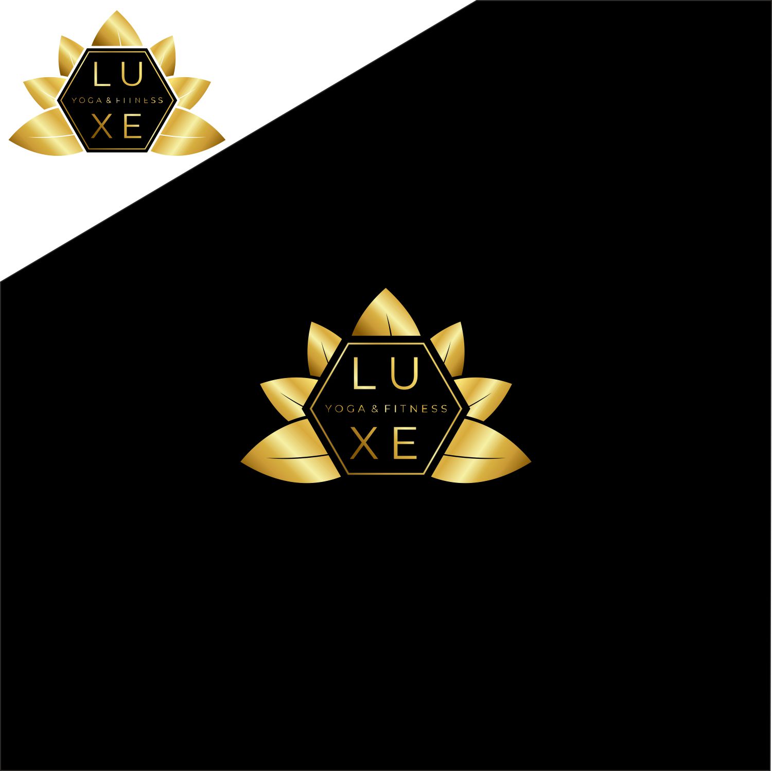 Logo Design by A10 for Luxe Yoga and Fitness  | Design #25120321