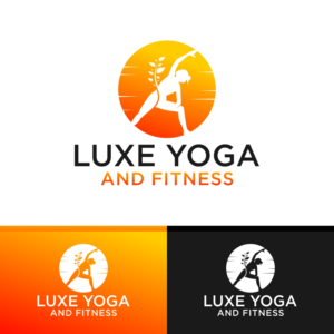 Logo Design by KajalRekha for Luxe Yoga and Fitness  | Design: #25116946
