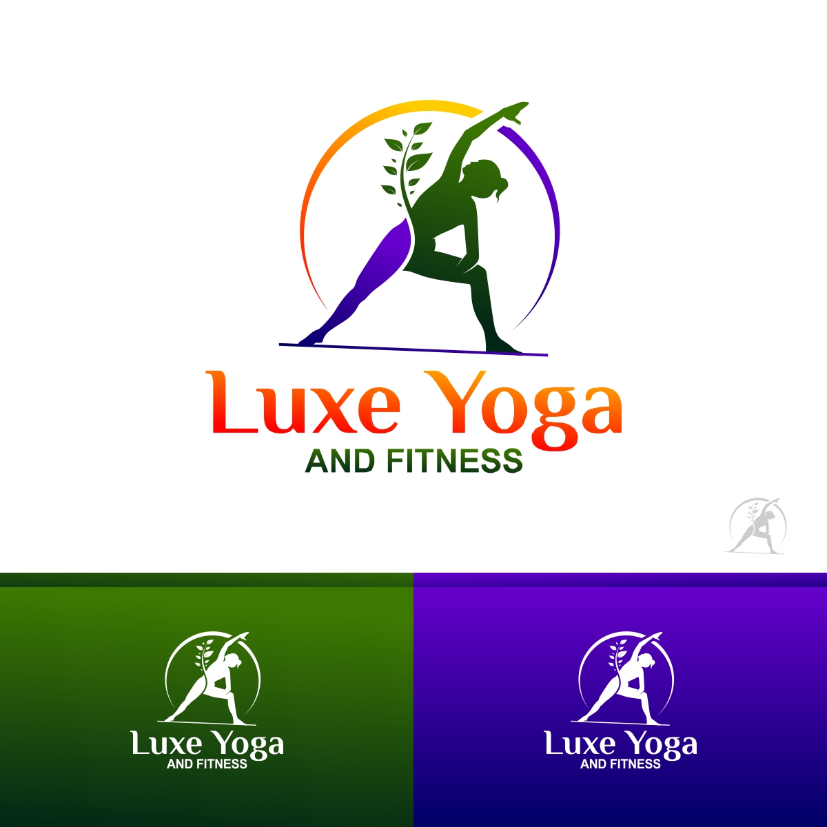Design de Logo par KajalRekha pour Luxe Yoga and Fitness  | Design #25116948