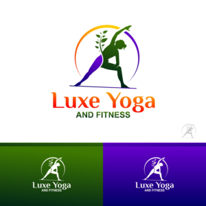 Logo Design by KajalRekha for Luxe Yoga and Fitness  | Design: #25116948