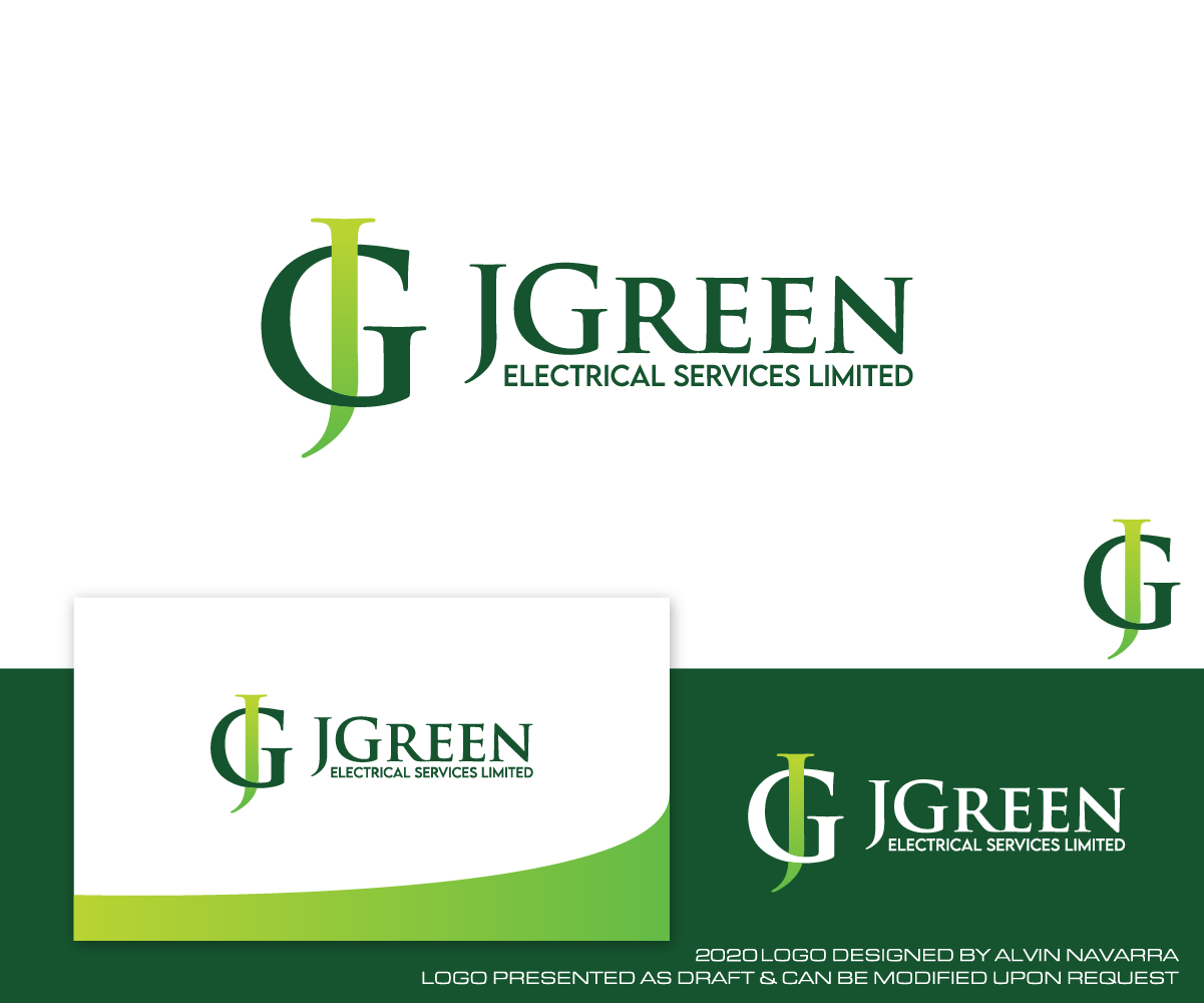 Logo Design by alvinnavarra for J Green Electrical Services Limited | Design #25144956