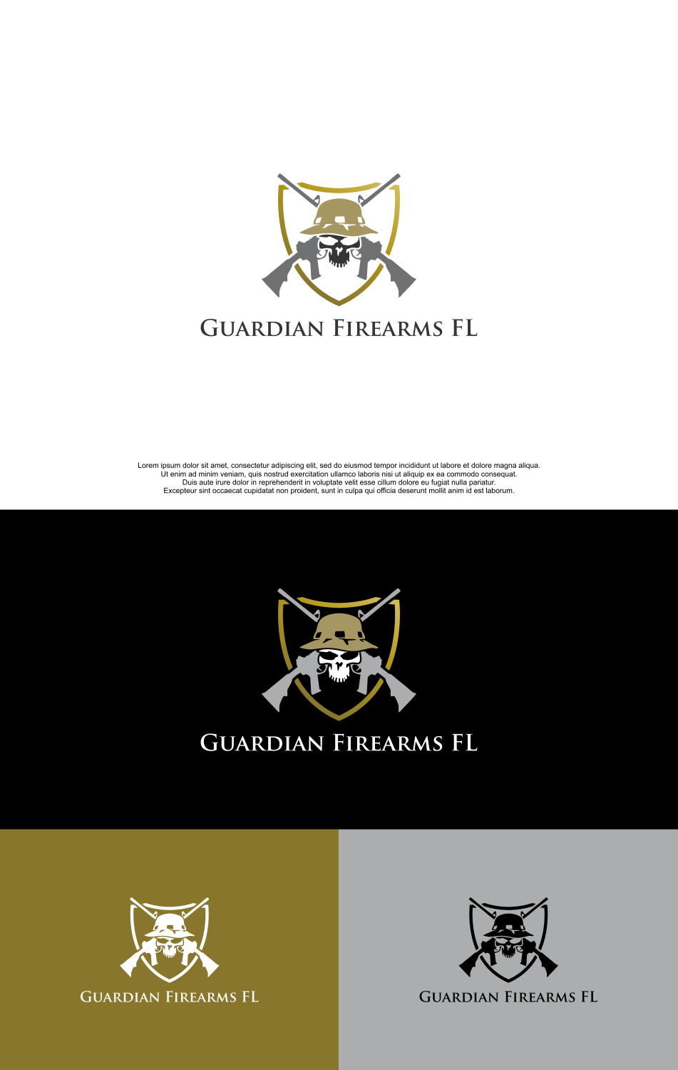 Professional, Serious Logo Design for Guardian Firearms FL by siti ...