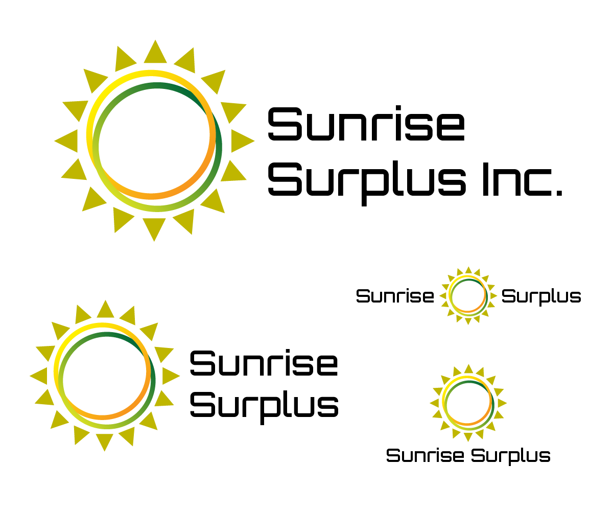 Logo Design by Mysterious Design X for Sunrise Surplus Inc. | Design #3075452