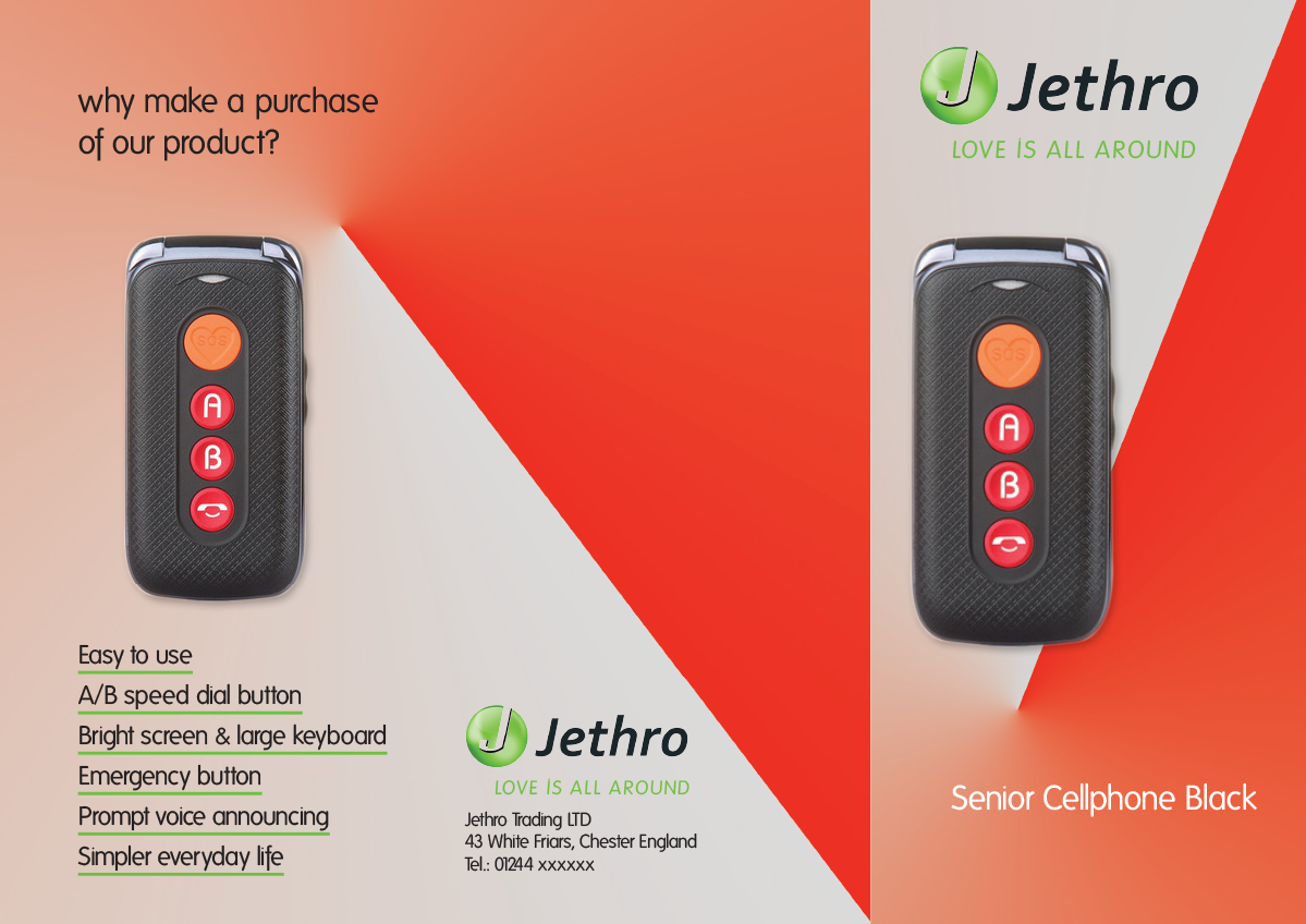 Design de Brochure par Anmarkdesign pour Jethro Senior Technology Ltd. | Design #3040855