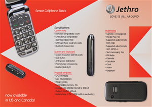 Brochure Design by Anmarkdesign for Jethro Senior Technology Ltd. | Design: #3040862