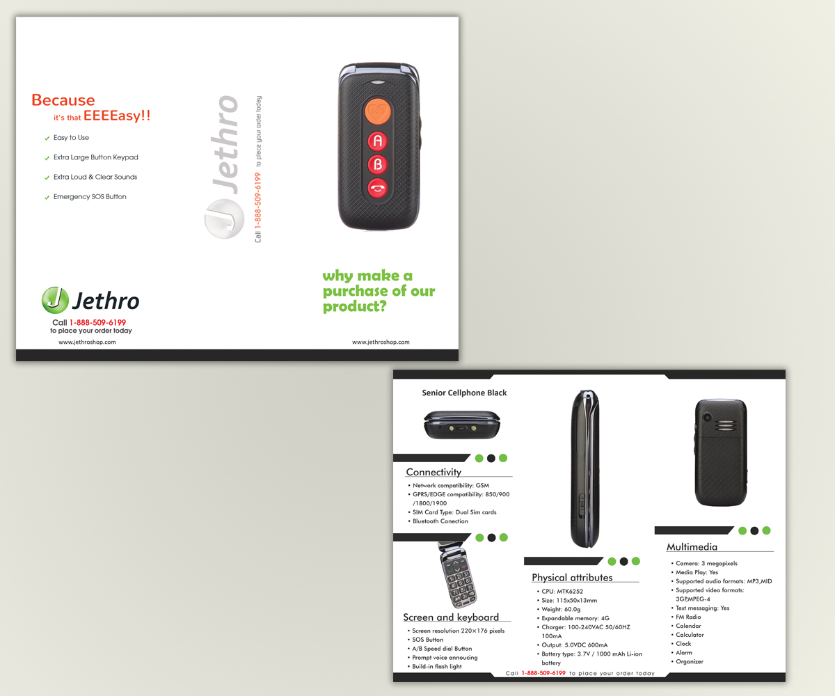 Brochure Design by shekath ali for Jethro Senior Technology Ltd. | Design: #3128006