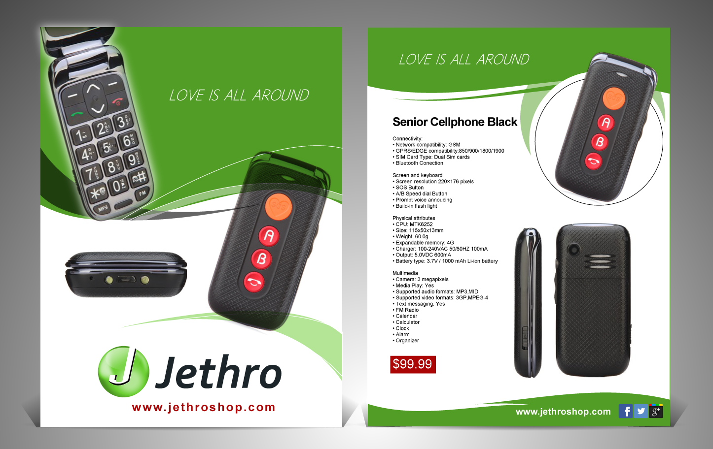Brochure Design by designgreen for Jethro Senior Technology Ltd. | Design #3023079
