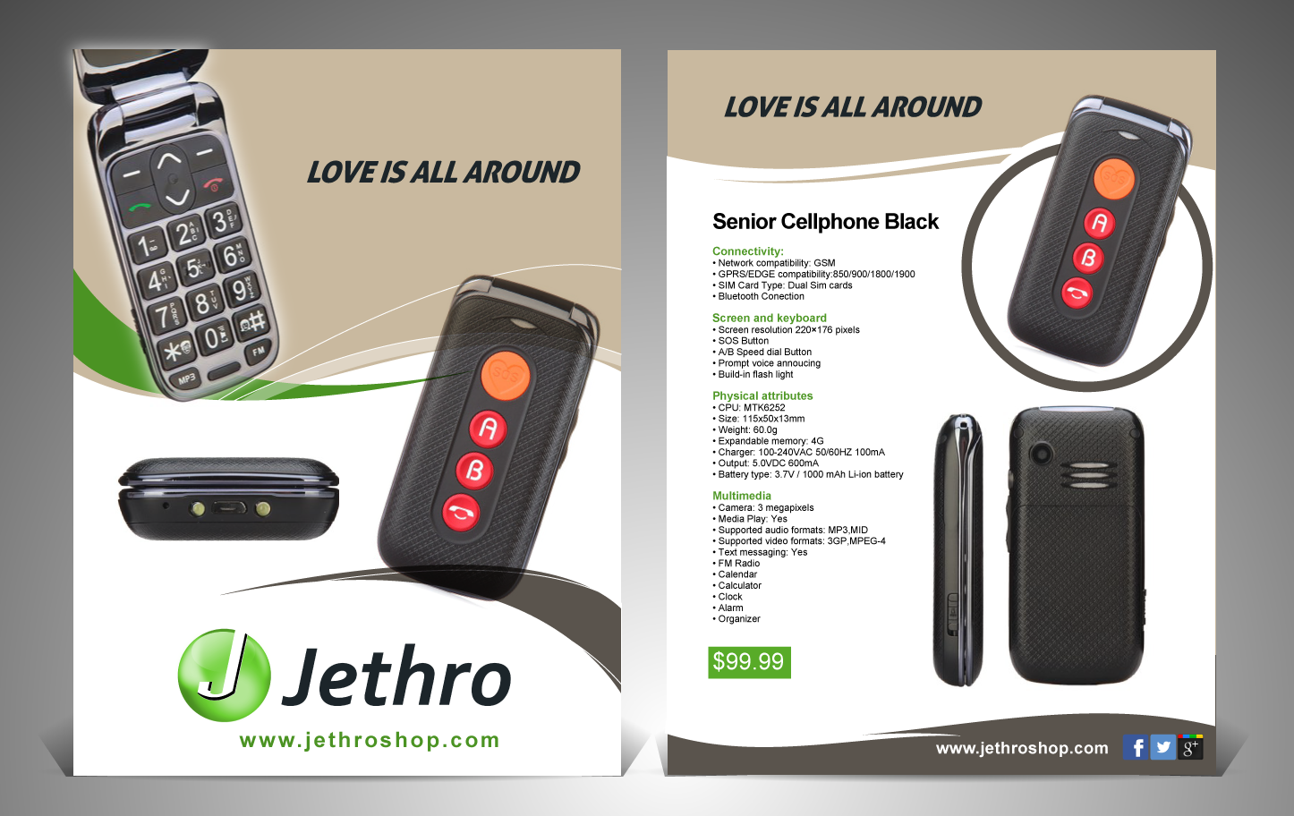 Brochure Design by designgreen for Jethro Senior Technology Ltd. | Design #3023083