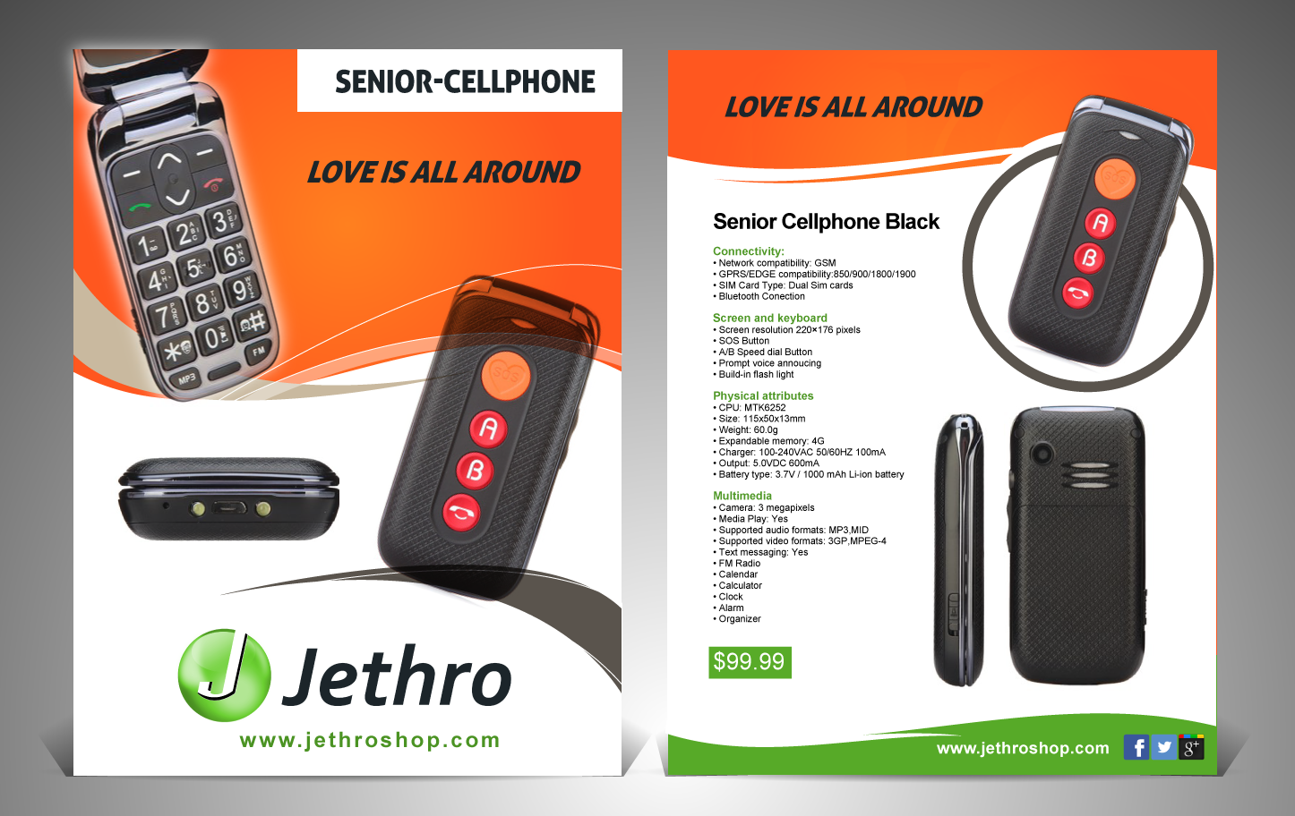 Brochure Design by designgreen for Jethro Senior Technology Ltd. | Design #3023089