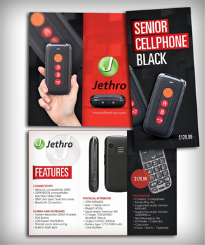 Brochure Design by trio_graphix for Jethro Senior Technology Ltd. | Design #3092923