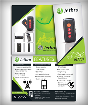 Brochure Design by trio_graphix for Jethro Senior Technology Ltd. | Design: #3093013