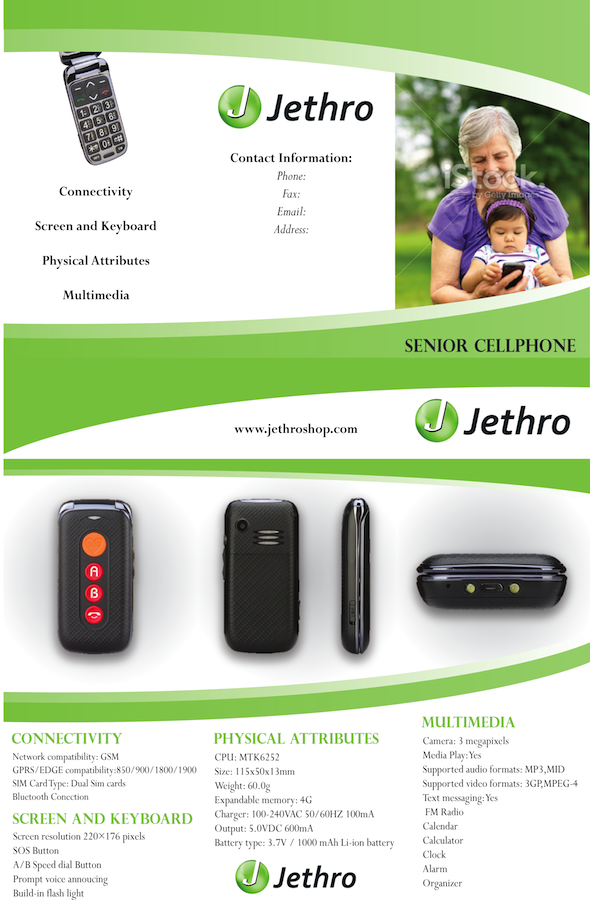 Brochure Design by Meri for Jethro Senior Technology Ltd. | Design #3074753