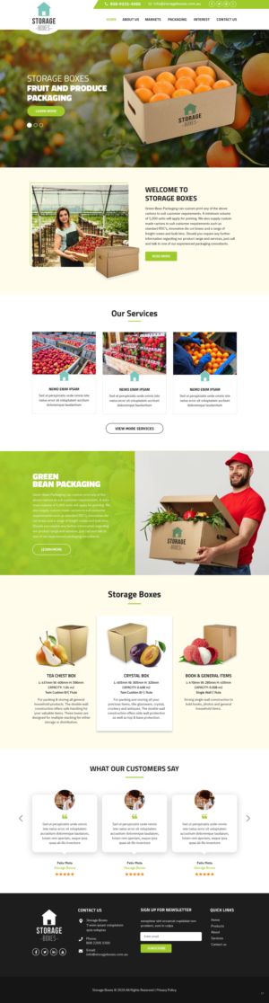 Web Design by pb for this project | Design: #25124383