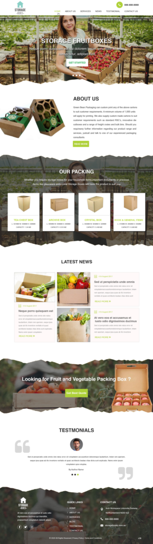 Web Design by pb for this project | Design: #25131987