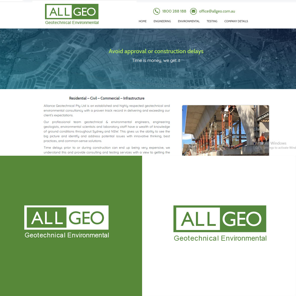 Logo Design by CreativeFlows 2 for Alliance Geotechnical | Design #25119574