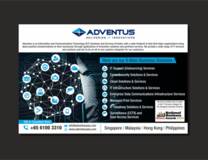 Adventus Singapore - Half Page Magazine Ad | Graphic Design by Fine Graphics House