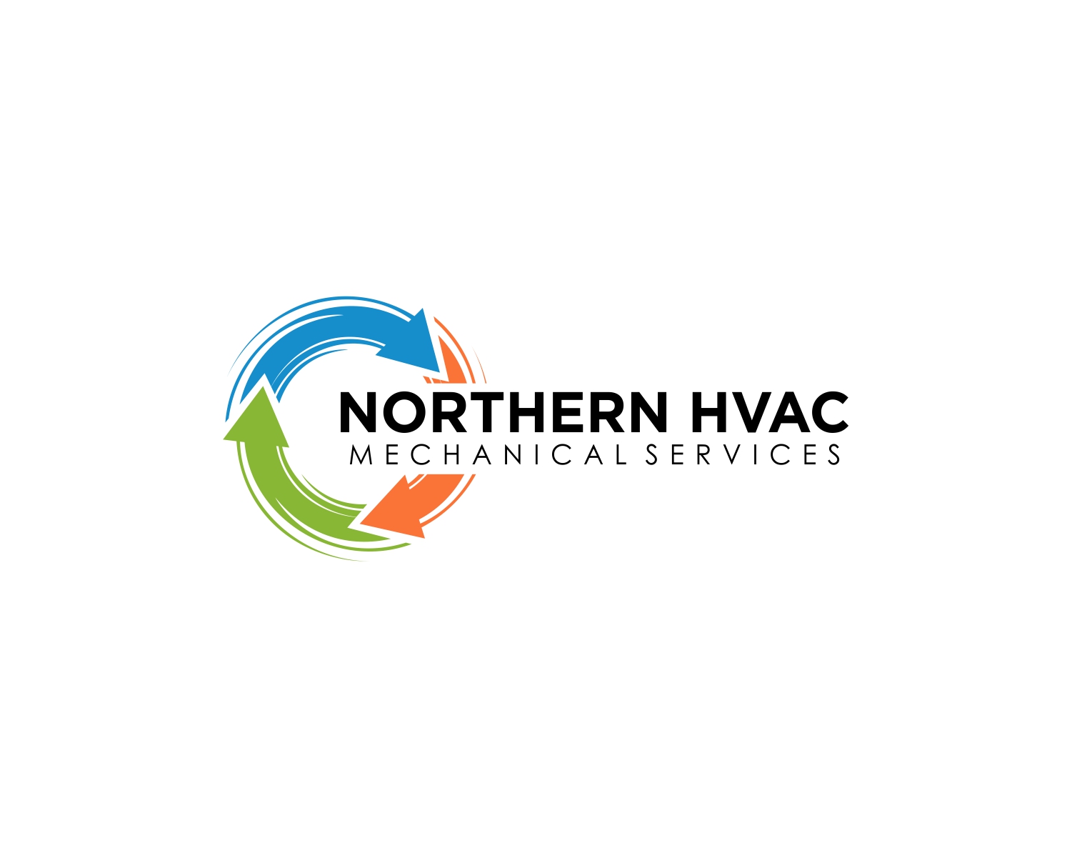 Logo Design by Rusmin Gustamin for Northern HVAC | Design #25140662