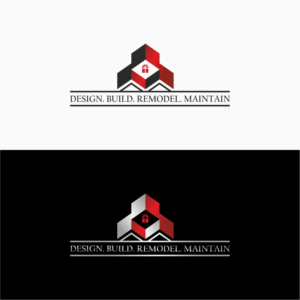 Design. Build. Remodel. Maintain | Logo Design by Sibyle