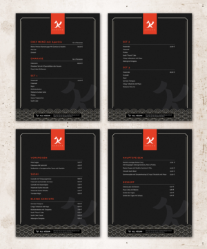 Menu Design by sun_design for KANSHA GmbH & Co KG | Design: #25151125