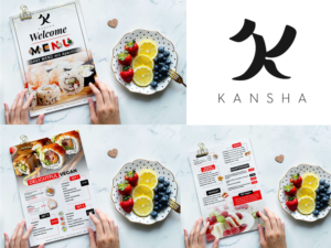 Menü-Design von n214008 für KANSHA GmbH & Co KG | Design: #25177867