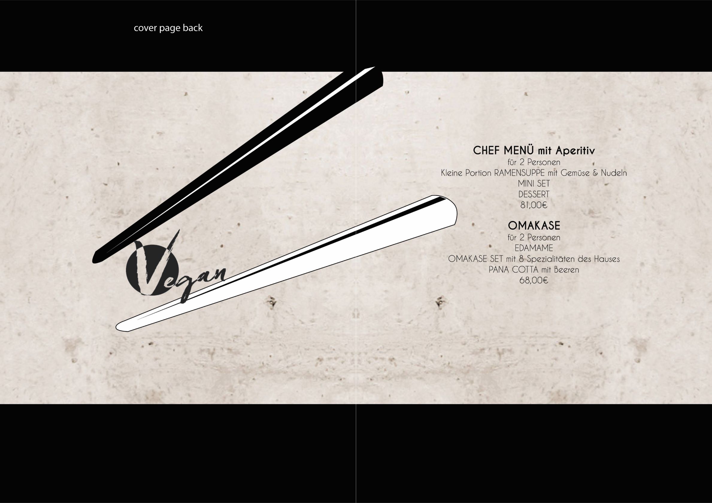 Menü-Design von Viktoria 11 für KANSHA GmbH & Co KG | Design #25169984