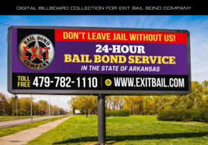 Digital Billboard Collection for Exit Bail Bond Company | Werbetafel-Design von ARTOGRAPHY