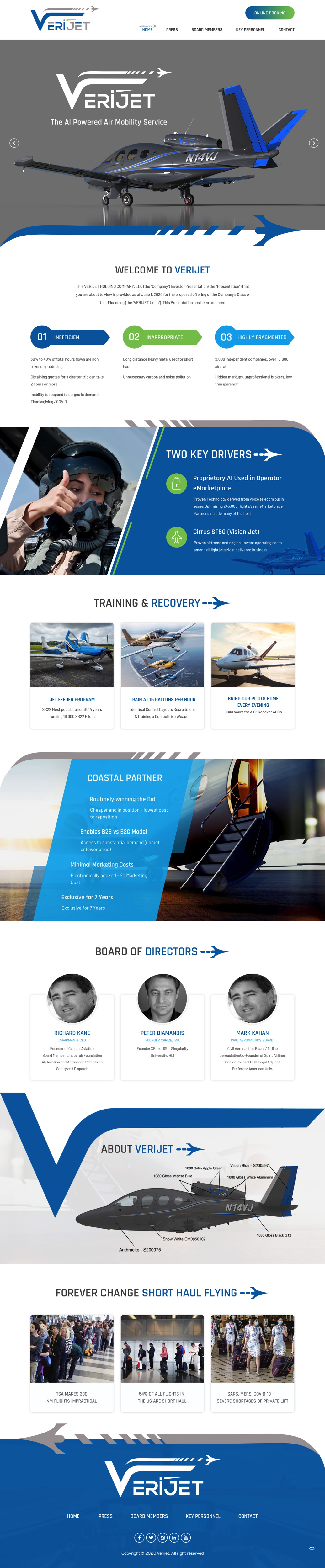Web Design par pb pour Verijet | Design #25139165