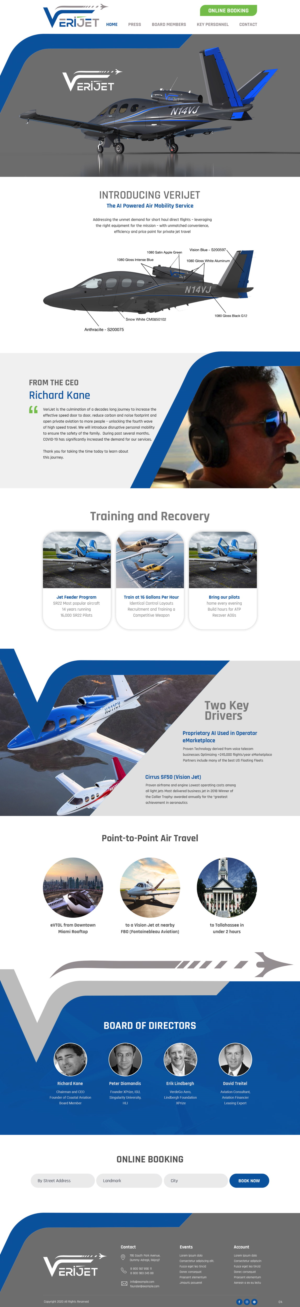 Web-Design von pb für Verijet | Design: #25139169