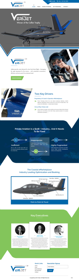 Web-Design von pb für Verijet | Design: #25139170