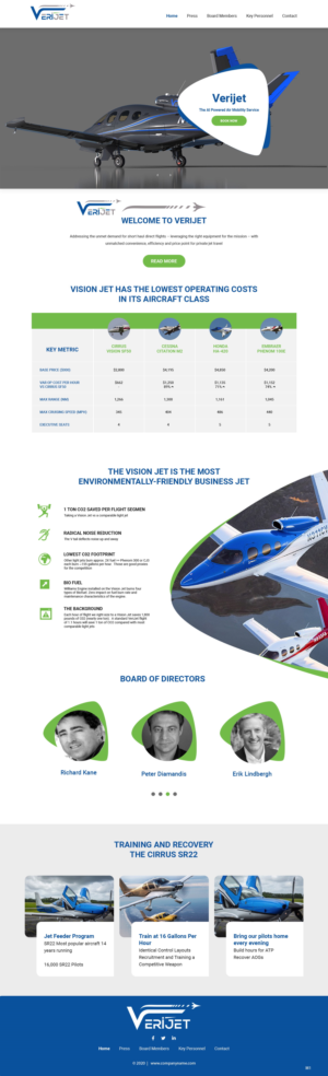 Web-Design von pb für Verijet | Design: #25139180