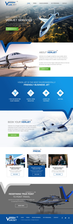 Web-Design von pb für Verijet | Design: #25139183