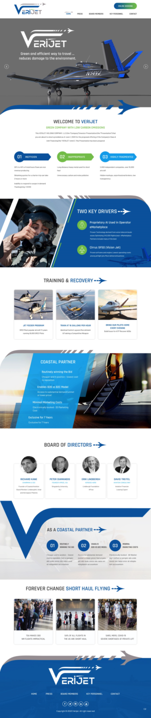 Web-Design von pb für Verijet | Design: #25188898
