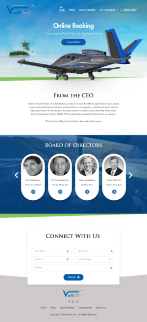 Diseño Web por Shijo John para Verijet | Diseño #25150721