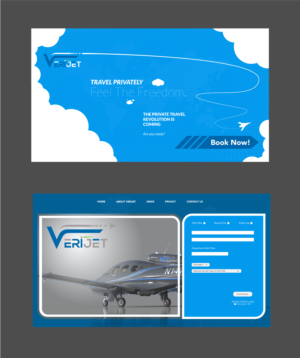 Web Design by srhzaidi for Verijet | Design: #25179856